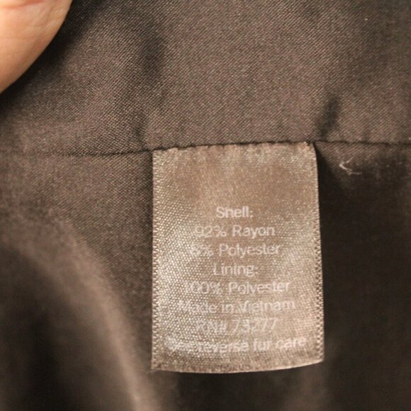 Simply Vera VeraWang Black Blazer Size Medium - Picture 7 of 7